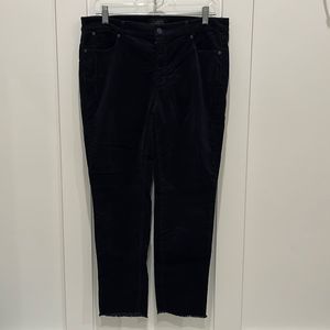 Talbots Flawless 5 pocket dark navy corduroy pants